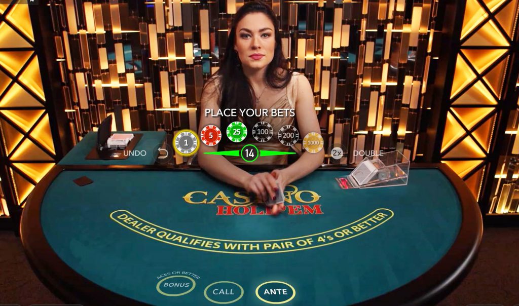 gioco del casinò hold'em