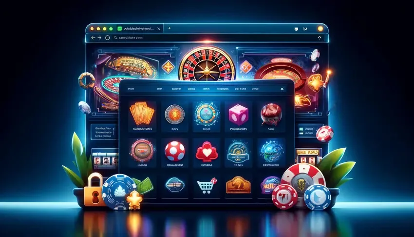 Online-Casino-Spielauswahl